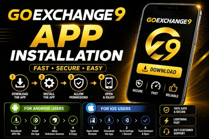 Goexchange9 App Installation